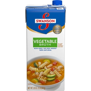 Swanson Vegetable Broth-32 oz.-12/Case