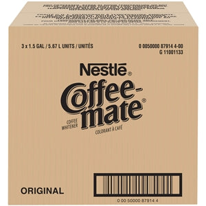 Coffee-Mate The Original Liquid Creamer-1.5 Gallon-3/Box-3/Case
