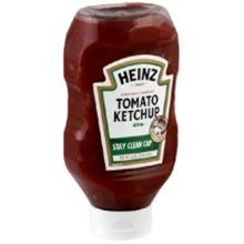 Heinz Stay Clean Upside Down Cap Tomato Ketchup Bottle-14 oz.-16/Case