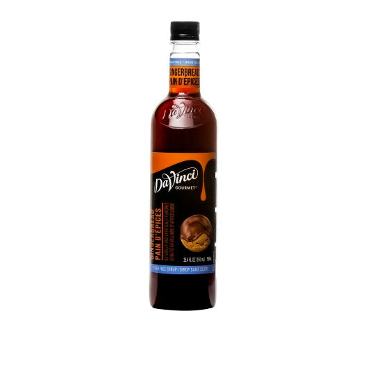 Davinci Gourmet Gourmet Sugar Free Gingerbread Syrup-750 Milliliter-4/Case