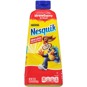 Nesquik Strawberry Syrup-22 oz.-6/Case