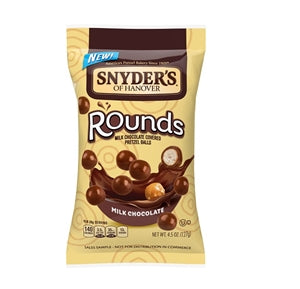 Snyder's Of Hanover Pretzel Milk Chocolate Round-4.5 oz.-8/Case