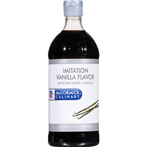 Mccormick Culinary Imitation Vanilla Flavor-1 Quart-6/Case