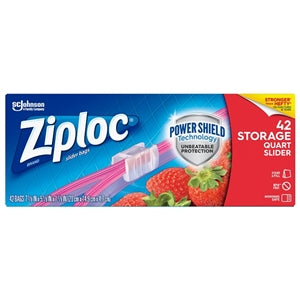 Ziploc Slider Quart Storage Bag-42 Count-9/Case