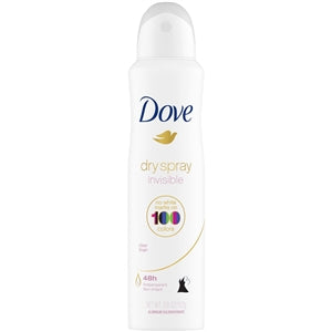 Dove Advance Dry Spray Invisible Clear Finish Aerosol Antiperspirant-3.8 fl oz.-3/Box-4/Case