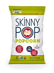 Skinnypop Popcorn 100 Calorie Original Bags-0.65 oz.-30/Case