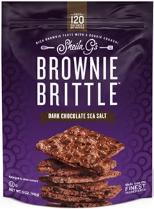 Sheila G's Brownie Brittle Dark Chocolate Sea Salt Brownie Brittle-5 oz.-12/Case
