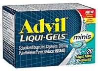 Advil Liquid Gel Mini-20 Each-6/Box-12/Case