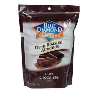 Blue Diamond Almonds Almonds Oven Roasted Dark Chocolate-14 oz.-6/Case