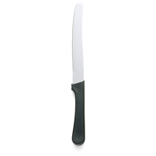 Walco Stainless Knife 4.63" Stainless Steel Blade Round Tip-1 Dozen-2/Case