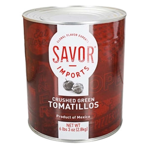 Savor Imports Crushed Tomatillos-10 Each-6/Case