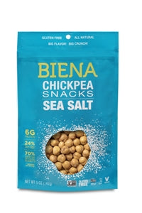Biena Snacks Sea Salt Chickpeas-5 oz.-8/Case