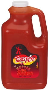 Texas Pete Hotter Hot Sauce Bulk-1 Gallon-4/Case