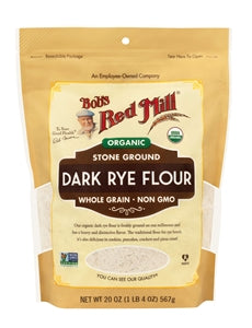 Bob's Red Mill Natural Foods Inc Rye Flour Organic Dark-20 oz.-4/Case