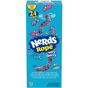 Nerds Very Berry Rope-0.92 oz.-24/Box-12/Case