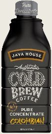 Javahouse Cold Brew Colombian Black 4 To 1 Concentrate-32 oz.-6/Case