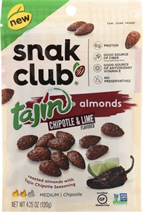 Snak Club Small Gusset Tajin Chipotle Almond-1 Each-6/Case