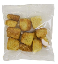 Fresh Gourmet Whole Grain Country Cut Cheese Garlic Crouton Single Serve-0.5 oz.-250/Case