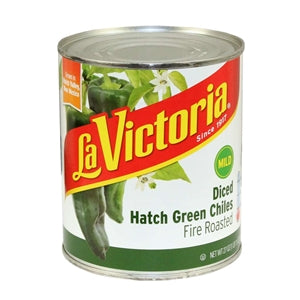 La Victoria Green Chile Diced Fire Roasted-27 oz.-12/Case