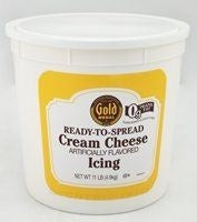 Gold Medal Ready-To-Spread Cream Cheese Icing-11 lb.-2/Case