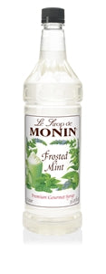 Monin Frosted Mint Syrup-1 Liter-4/Case