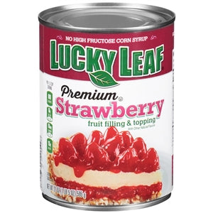 Lucky Leaf Premium Strawberry Filling & Topping-21 oz.-8/Case