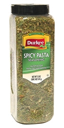 Durkee Spicy Pasta Seasoning-12 oz.-6/Case