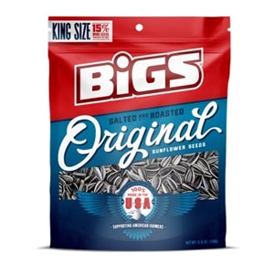 Bigs Sunflower Seeds Original Roasted & Salted-5.35 oz.-12/Box-4/Case