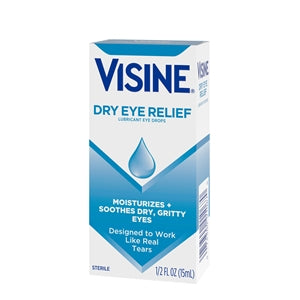 Visine Dry Eye Relief-0.5 fl oz.s-3/Box-12/Case MPN# 5249373 – Round ...