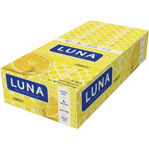 Luna Stacked Bar Lemon Zest-1.69 oz.-15/Box-16/Case