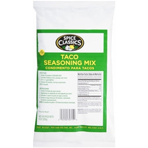 Spice Classics Taco Seasoning-9 oz.-6/Case