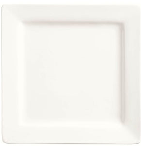 World Tableware Inc. Slate Collection Ultra Bright White Square Plate 6" 12/Case