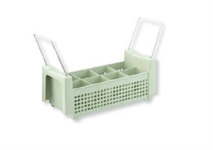 Vollrath 8 Compartment Green Flatware Basket-1 Each