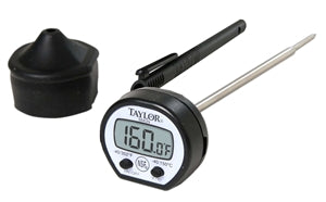 Taylor Digital Thermometer With Rubber Boot For Impact Resistance-1 Each