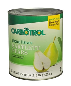 Carbotrol Fruit Pear In Juice-104 oz.-1/Box-6/Case