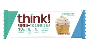 Thinkthin Cupcake Batter Protein Bar-1.41 oz.-10/Box-12/Case