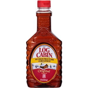 Log Cabin Original Syrup Bottle-12 fl oz.-12/Case