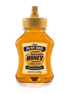 Busy Bee Clover Squeeze Honey Bottle-8 oz.-12/Case