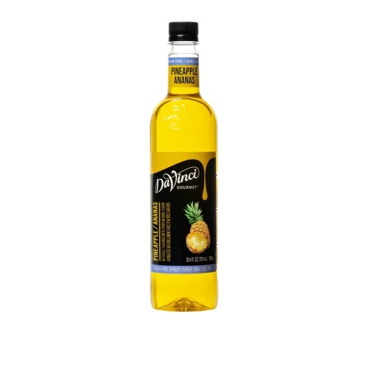 Davinci Gourmet Gourmet Sugar Free Pineapple Syrup-750 Milliliter-4/Case