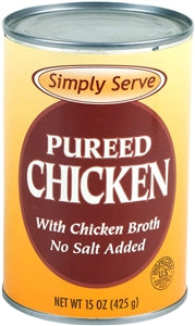 Simply Serve Chicken Puree-15 oz.-12/Case
