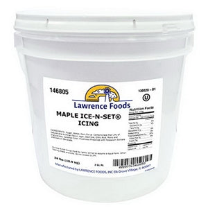 Lawrence Foods Ice-N-Set Maple Icing - 2 gallon Pail