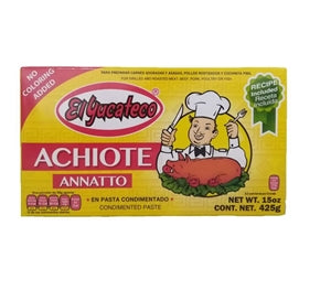 El Yucateco Achiote/Annatto Paste Block-15 oz.-12/Case