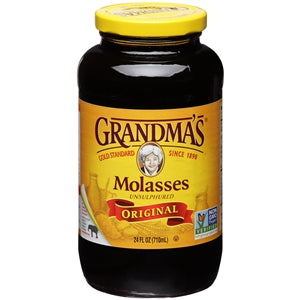 Grandma's Unsulphured Molasses Jar-24 fl oz.-12/Case