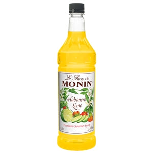 Monin Habanero Lime Syrup-1 Liter-4/Case