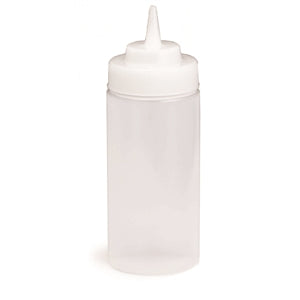 Tablecraft 16 oz. Natural Widemouth Squeeze Bottle-24 Each-1/Case