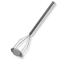 Tablecraft 24 Inch Round Potato Masher-1 Each