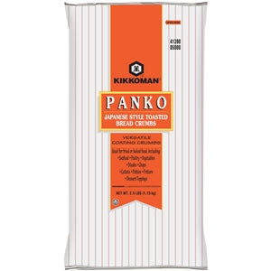 Kikkoman Toasted Panko Japanese Style Bread Crumbs-2.5 lb.-6/Case