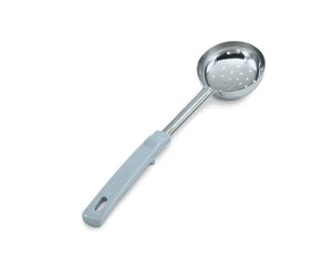 Vollrath Stainless Steel 4 oz. Perforated Spoodle Gray Handle-1 Each