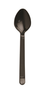 D & W Fine Pack Forum Heavy Weight Black Ebony Teaspoon-1000 Each-1000/Box-1/Case