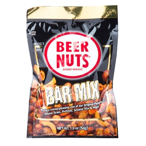 Beer Nuts Brand Snacks Bar Mix Mid Size 48/1.9 Oz.